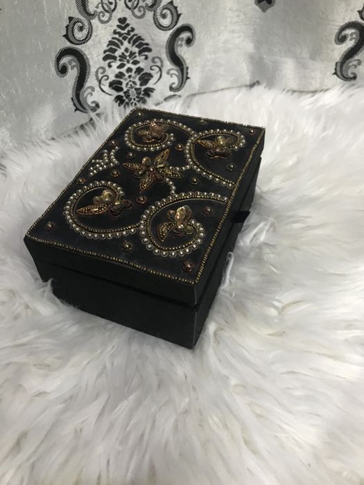 Casete vintage piele bijuterii