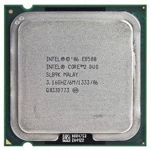 Core2 duo e8500 + кулер.