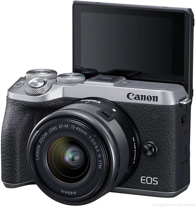 Aparat Foto Mirrorless Canon EOS M6, 24MP cu obiectiv 15-45 F
