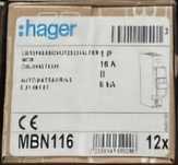 Disjunctor hager mbn116 b16