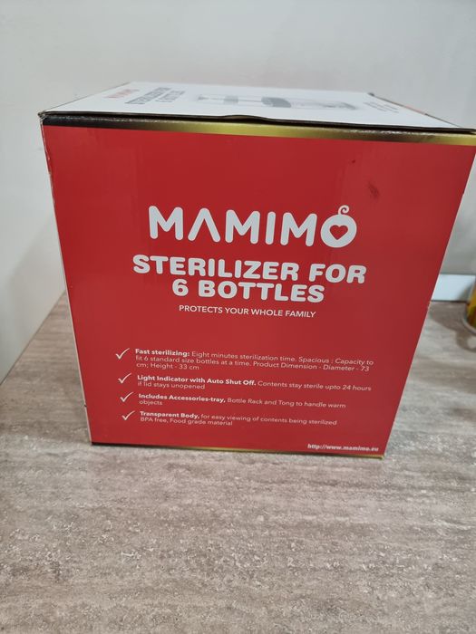 Sterilizator electric pt 6 biberoane "Mamimo"