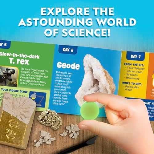 Нов STEM календар 24 научни изненади 11 камъка и пирит идеален подарък