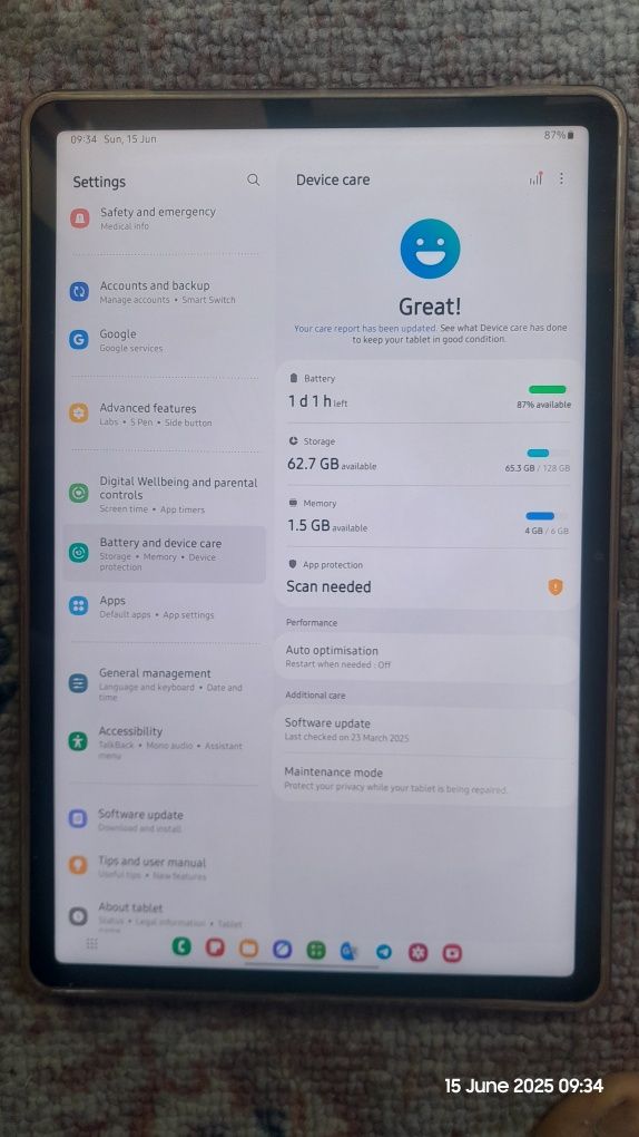 Samsung tab s7 wifi