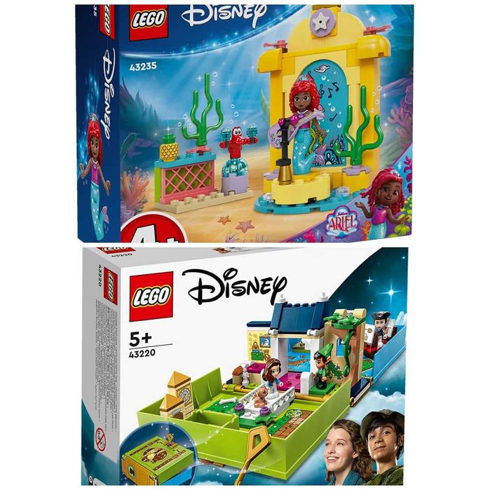 LEGO Disney 43235 Ариел, 43220 Питър Пан и Уенди