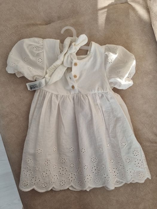 Rochie și bentita bebe