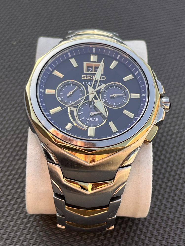 Seiko Coutura Cronograf 45mm V194-0AB0 Solar Watch