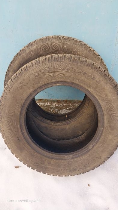 Продам шипованную резину. Кордиант 205/70 R16. Бывшая в употреблении.