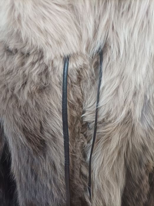 John Galliano vintage палто естествен косъм