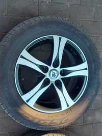 Jante Skoda R 15 , 5x112 , cu cauciuri de vară noi Debica 91 V