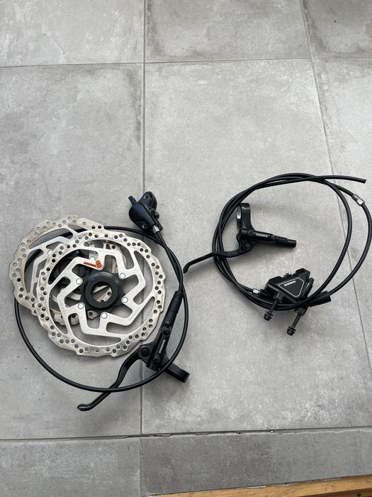 Set Frane Shimano Mt200 FLATMOUNT + Discuri 160