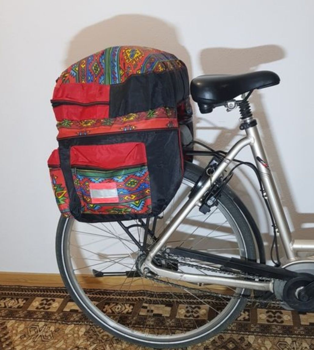 Geanta nouă bicicleta, moped 2 + 1, coburi impermeabile unisex