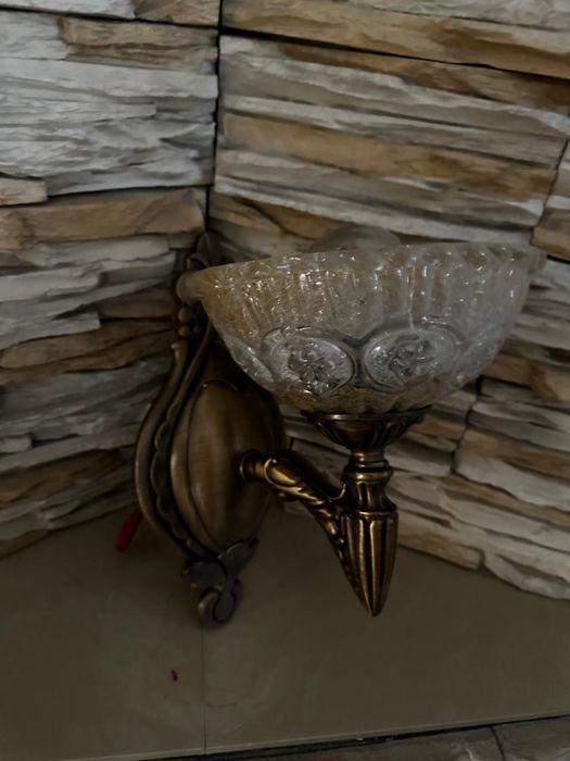 Бра на стену. Бронза.