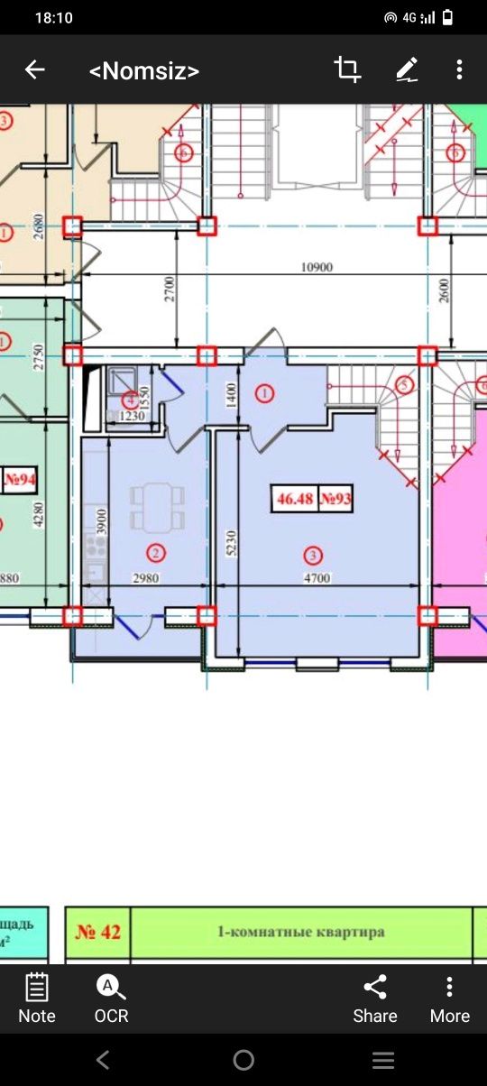 Circiq 8 mik.rayon bozorcani yonida 1+1 duplex 9-10 etaj 96 m2