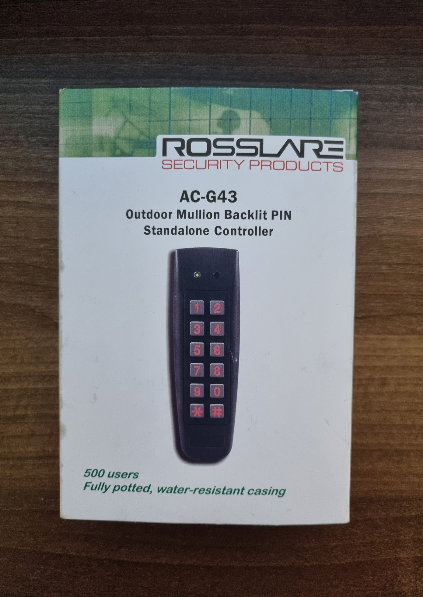 Controler interior sau exterior ROSSLARE AC-G43, 500 utilizatori, 2 in