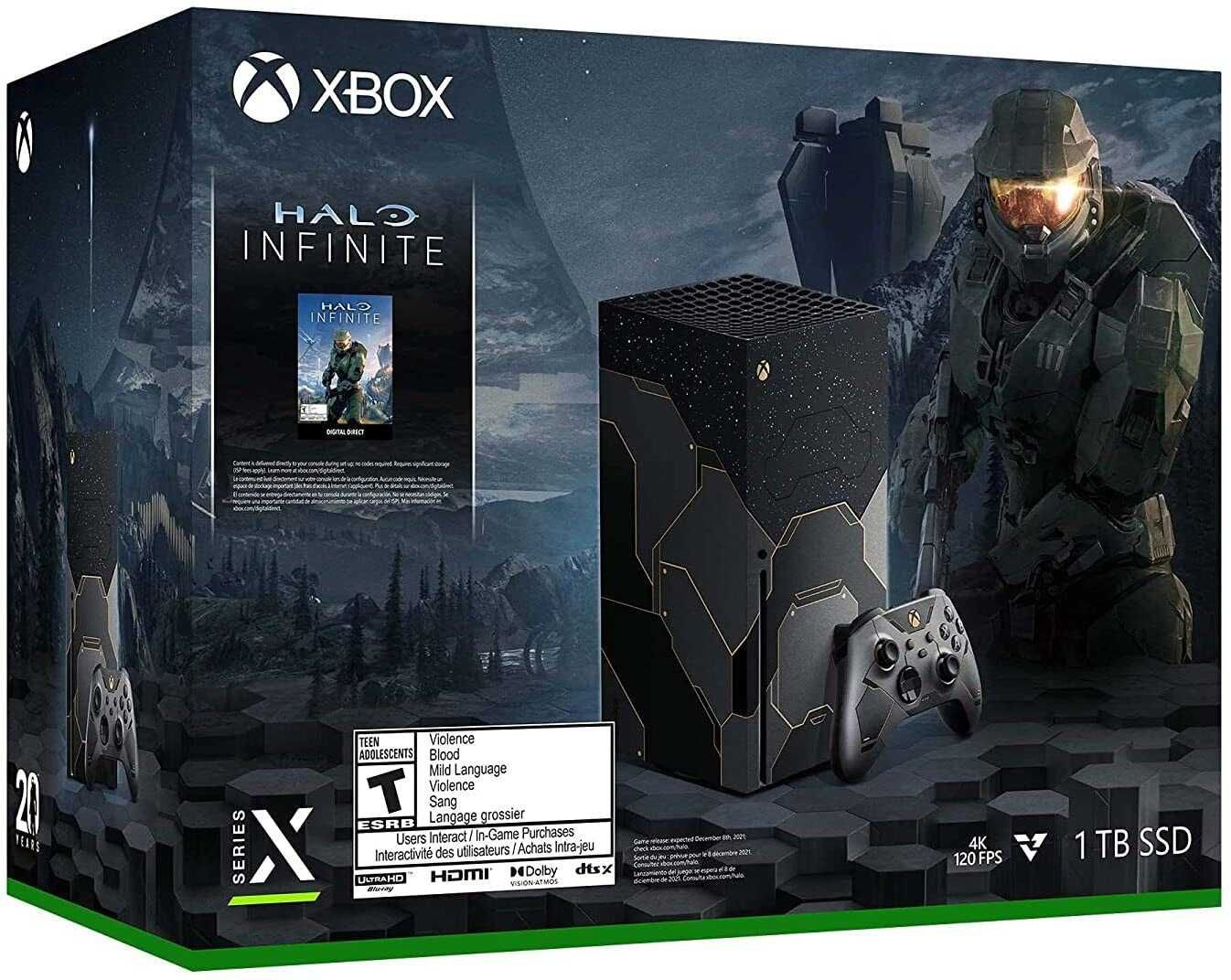Xbox series x halo infinite limited edition запечатанный