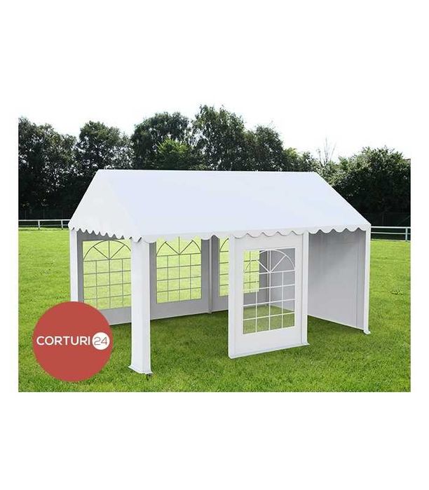 Cort Evenimente 3x6 m  ECONOMY, PVC alb, CORTURI24.RO
