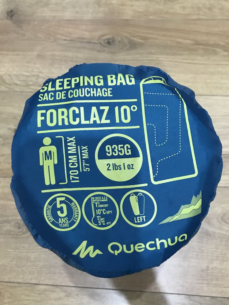Спальный мешок Quechua Forclaz 10 новый