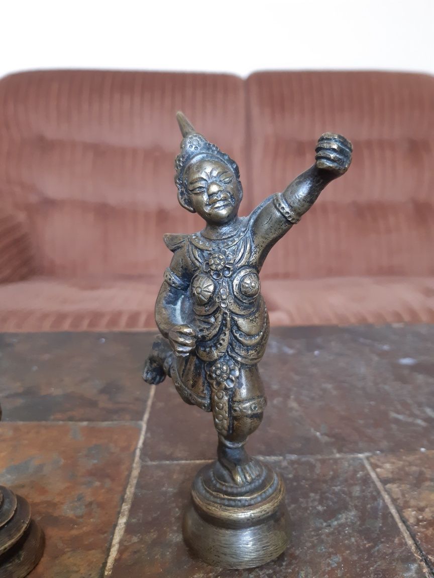 Statuete Artdeco dansatoare China din metal bronz