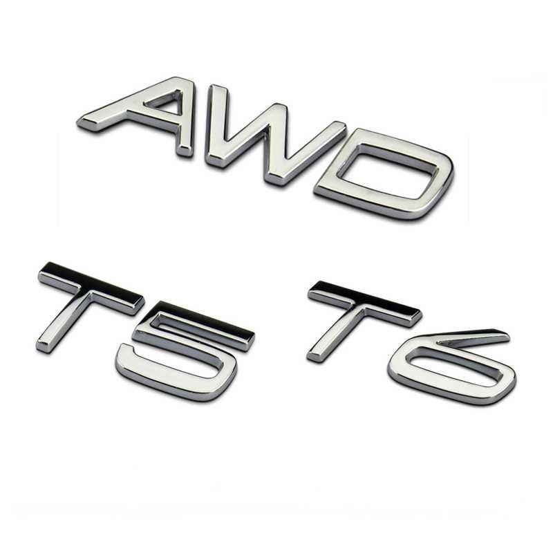 Emblema AWD, T5, T6, D5 spate portbagaj Volvo