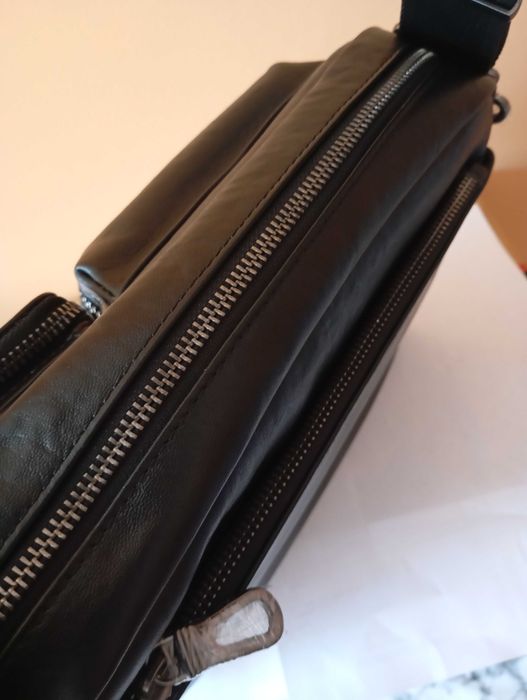 Чанта за мъже. Естествена кожа. Стилен. Нов.