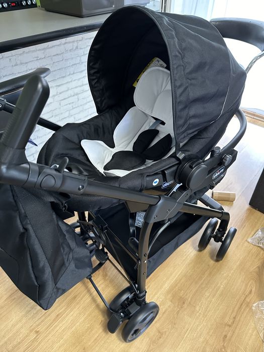 Carucior Chicco 3 in 1 TripSprint, Black Night, 0 luni+