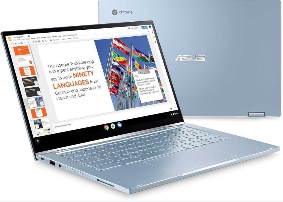 ASUS Chromebook Flip C433  360° buriladigan ekran sensorli noutbuk