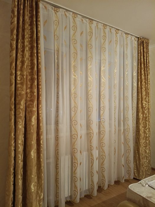 Шторы и тюль 300*270