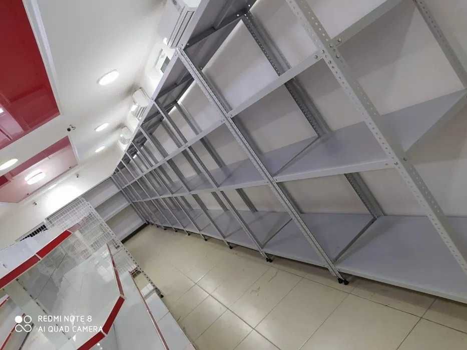 Полочные стеллажи для склада, архива с нагрузкой до 900кг г. Ускаман