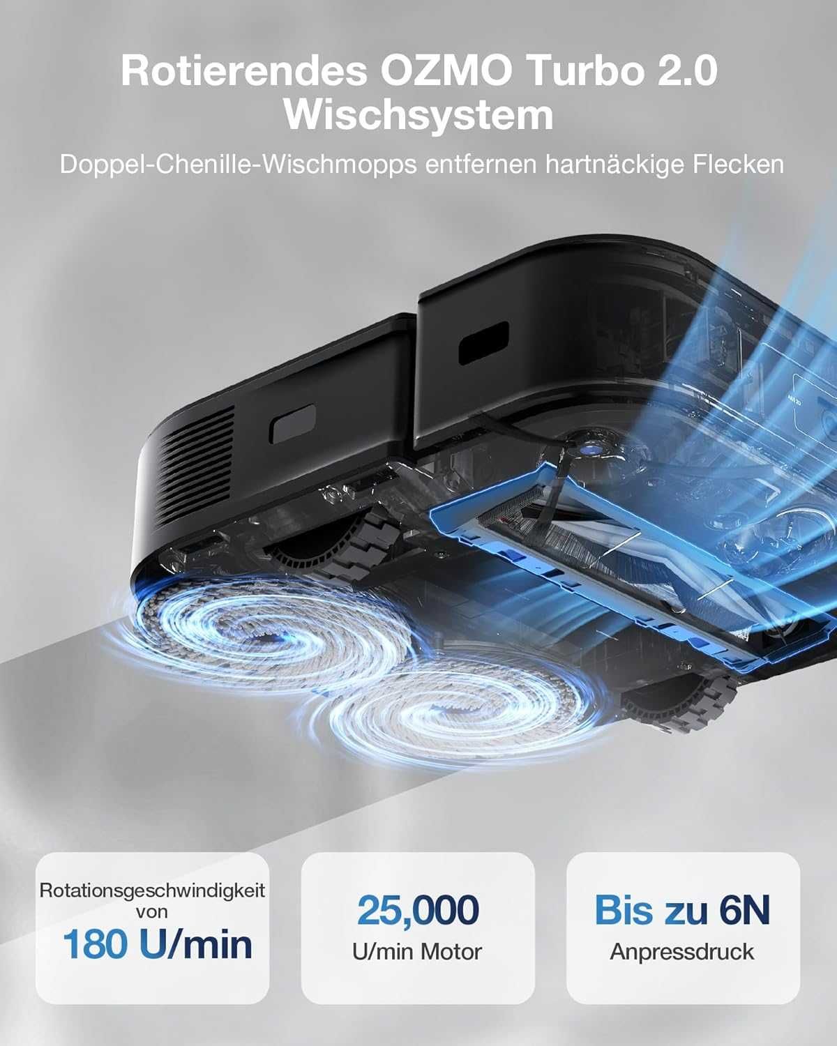 Прахосмукачка робот Ecovacs Deebot X2 Combo с Вертикална прахосмукачка