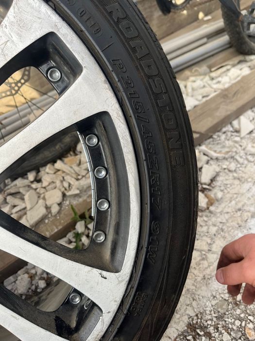 Продам диски с резиной рельсы r17