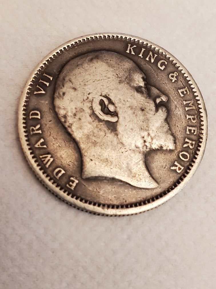 Argint One Rupee  India  1905