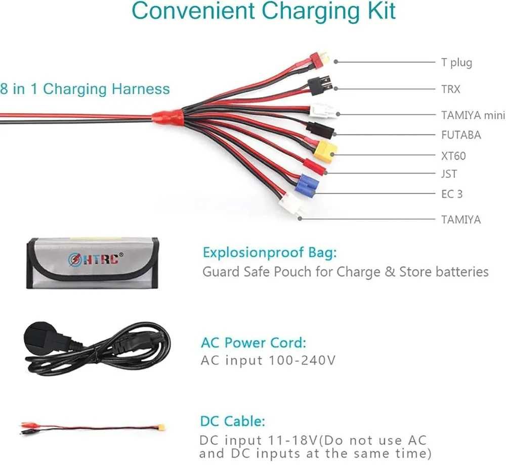 Ново HTRC C150 LiPo зарядно устройство, RC зарядно устройство ...