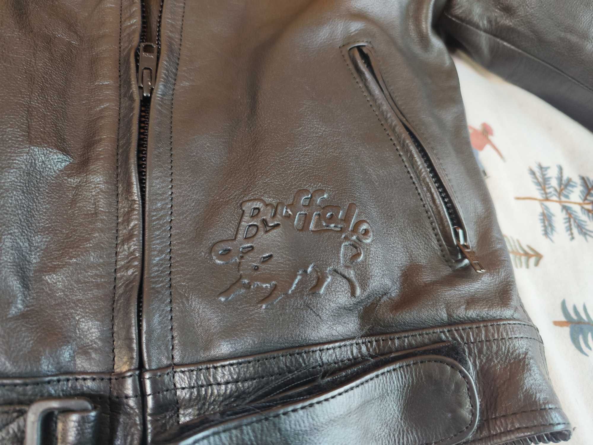 Кожено мото яке от естествена кожа Buffalo