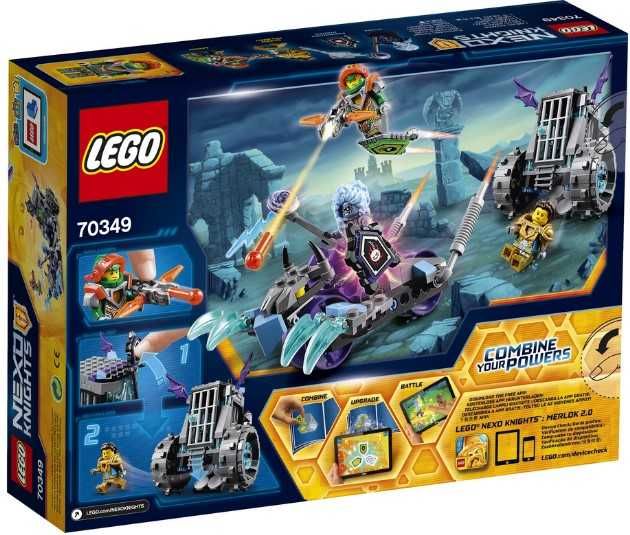 LEGO® NEXO KNIGHTS™ Masina Lock & Roller a Ruinei 70349