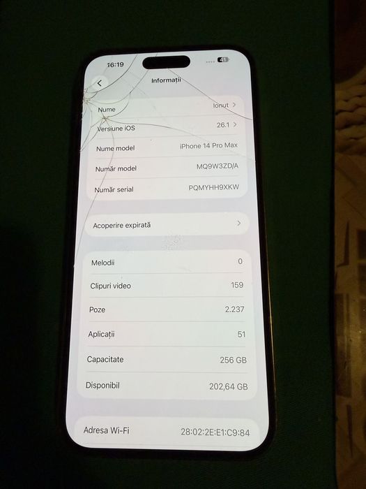 Iphone 14 pro max 256 Gb