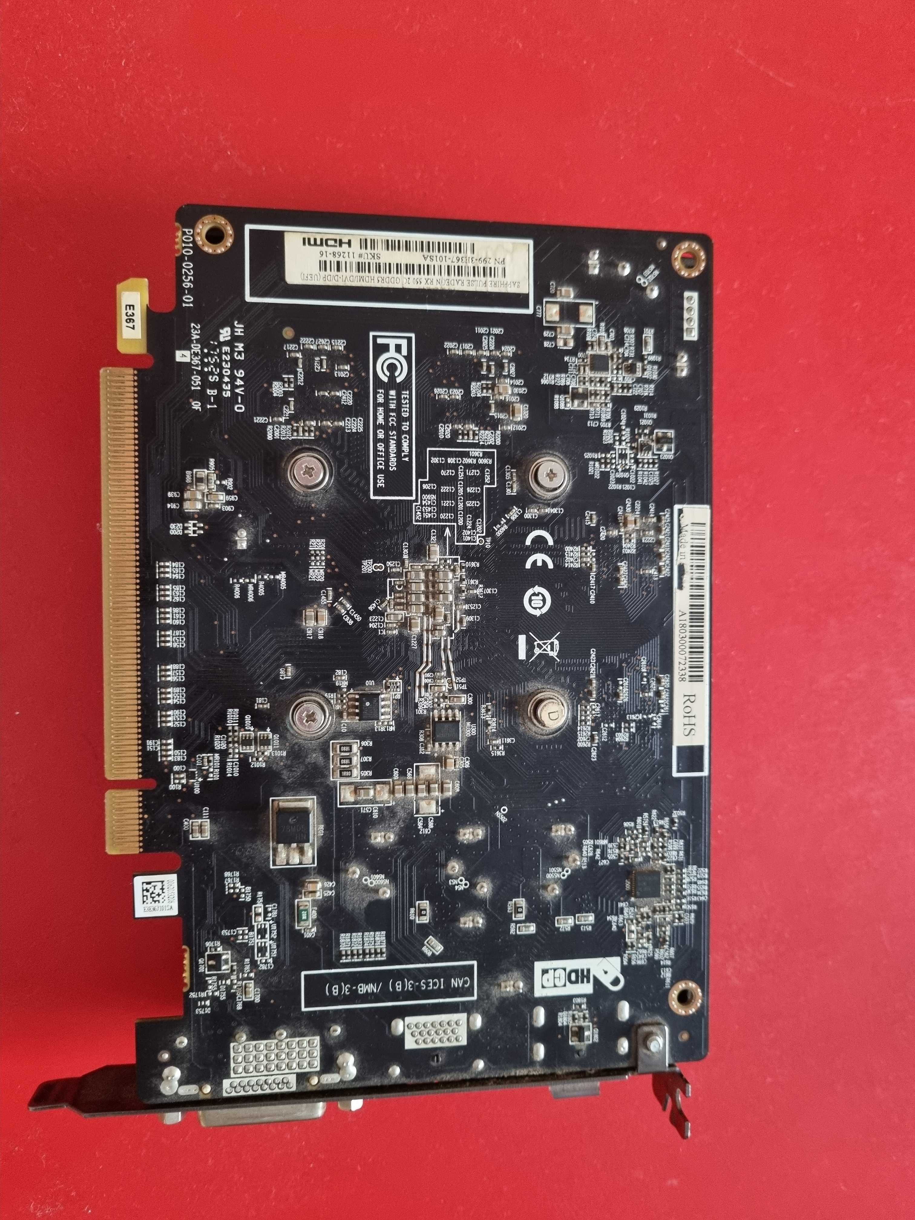 Placa video AMD RADEON PULSE RX 550 2GB DDR5