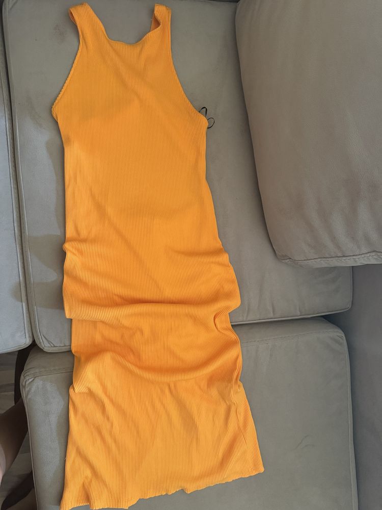 Рокля Reserved лен / H&M Cliche