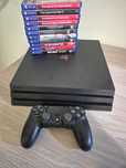 Consola Playstation 4 PRO, 1 controller, 11 jocuri