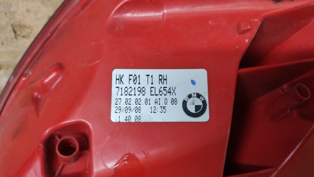 Външен десен и вътрешен ляв стоп БМВ 7 серия, Ф01 (stopove BMW, F01