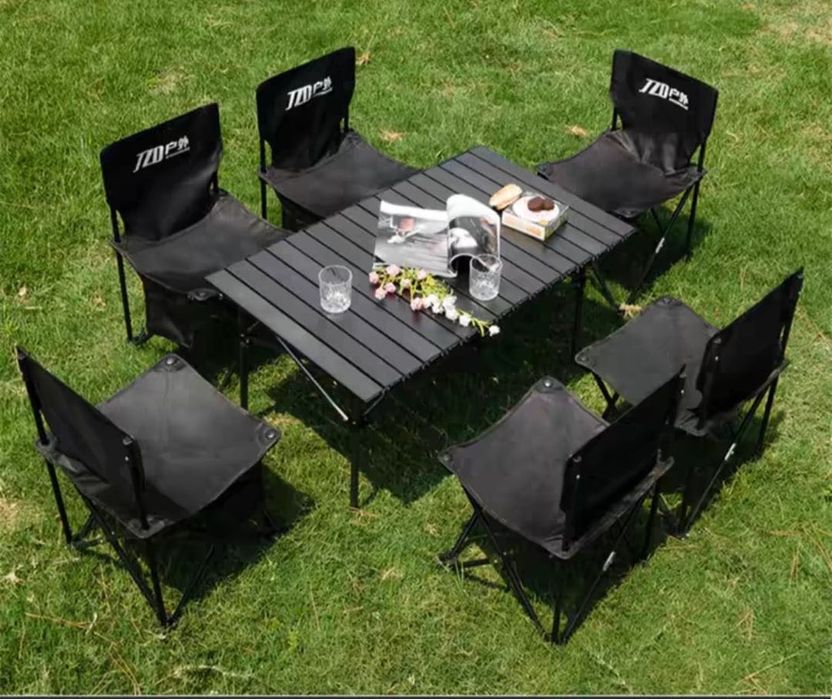 Tog'da va sayohat qilish uchun, yig'iladigan stol va stul-Для горных