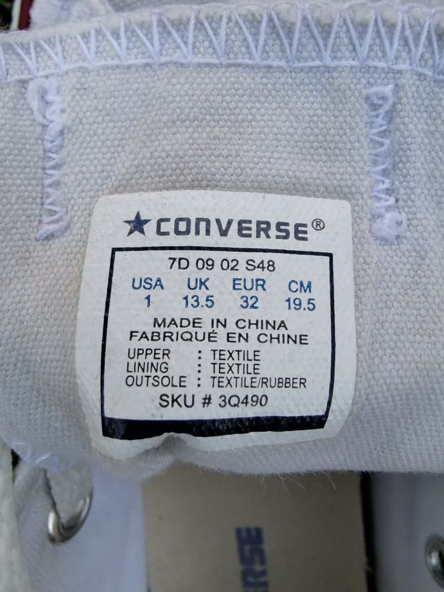 Teniși CONVERSE 32 și 33 în stare foarte bună