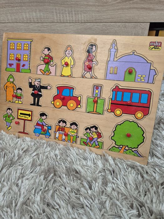 Puzzel lemn incastru