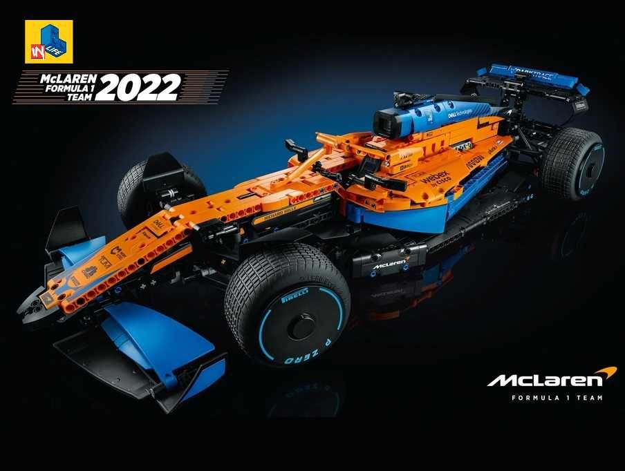 TIP lego technic racer 2022 masina F1 McLaren Formula 1﻿ 42141