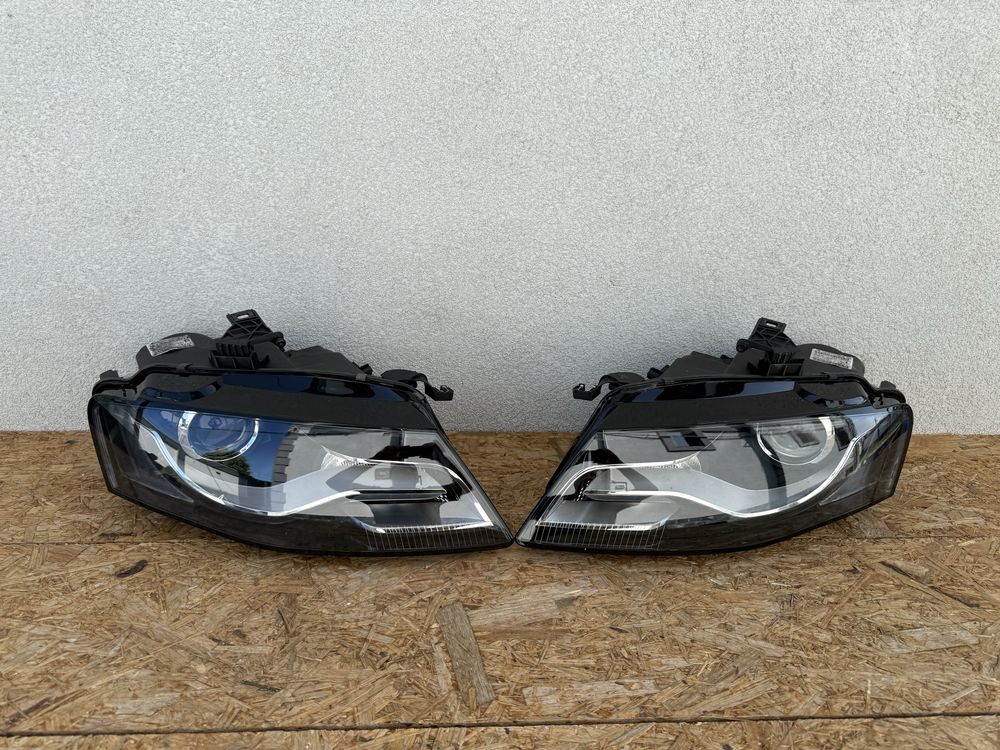 SET Far stanga dreapta Audi A4 8k B8 2008-2012 Xenon + LED Originale