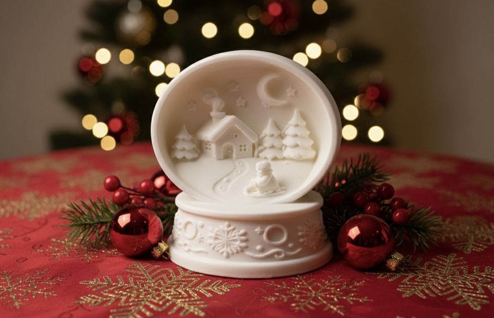 Glob lumina 3D pentru Craciun