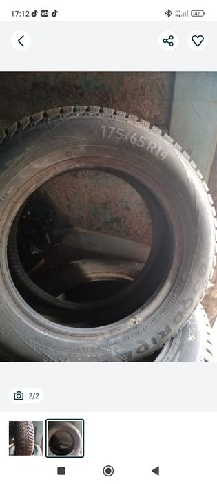 Продам зимнюю резину 165/75/R14