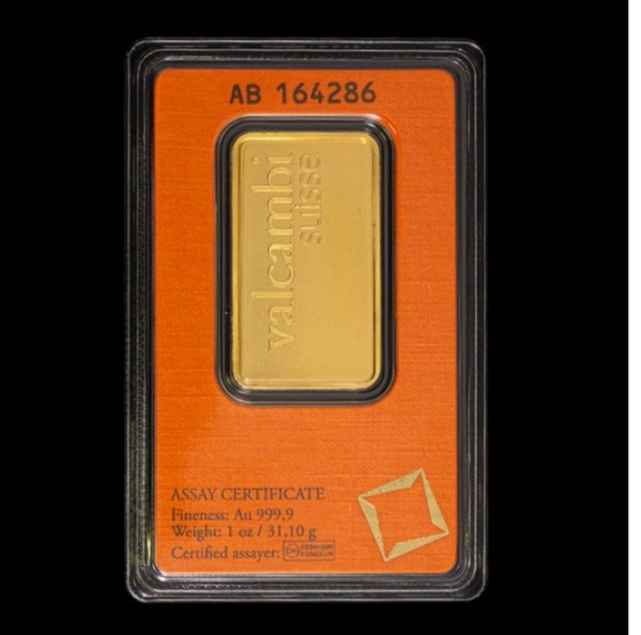 БАРТЕР*Златно кюлче*Valkambi 1oz