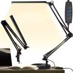 Lampa birou LED 2-in-1 3 culori de lumina brat flexibil USB 80 LED-uri