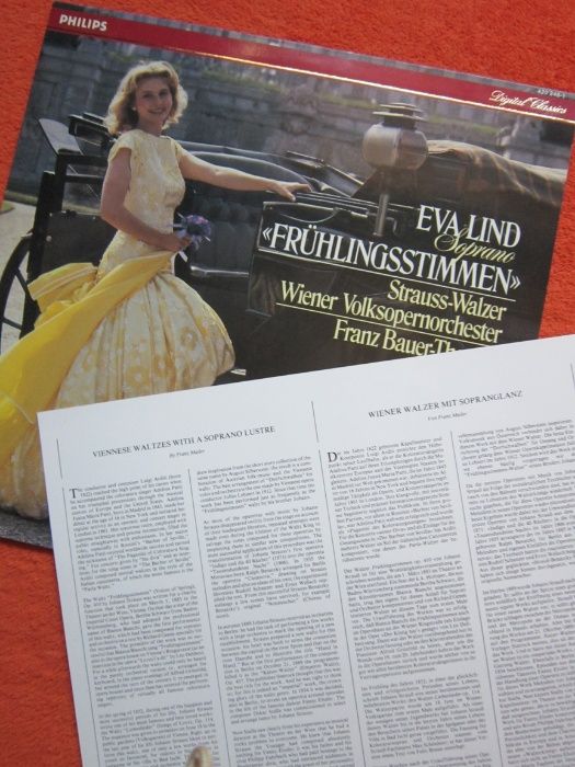 vinil Eva Lind-soprana -Vals -Strauss,Arditi-dir. Franz Bauer-Theussl