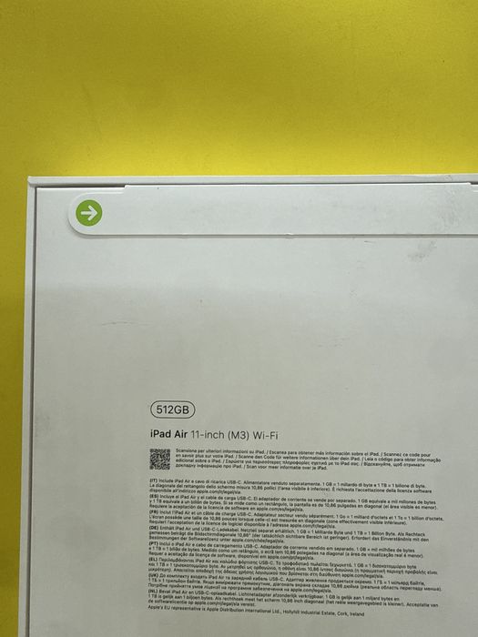 Apple iPad Air 11-inch (M3) 512GB WiFi Blue Sigilat Nou